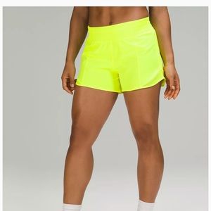 Lululemon hotty hot high rise short 4in